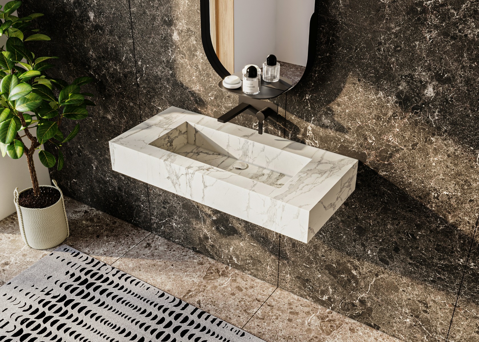 Marble_White_Single_Sink