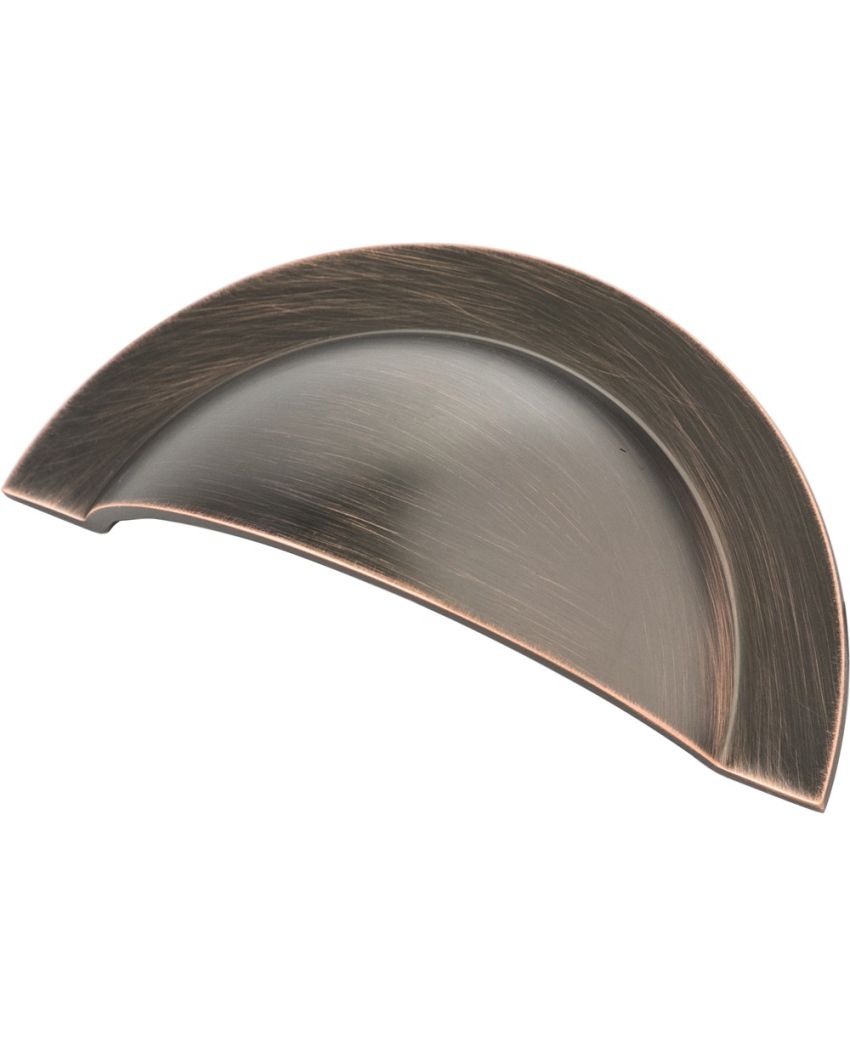 Monmouth Round Cup Handle, 64mm, Antique Copper