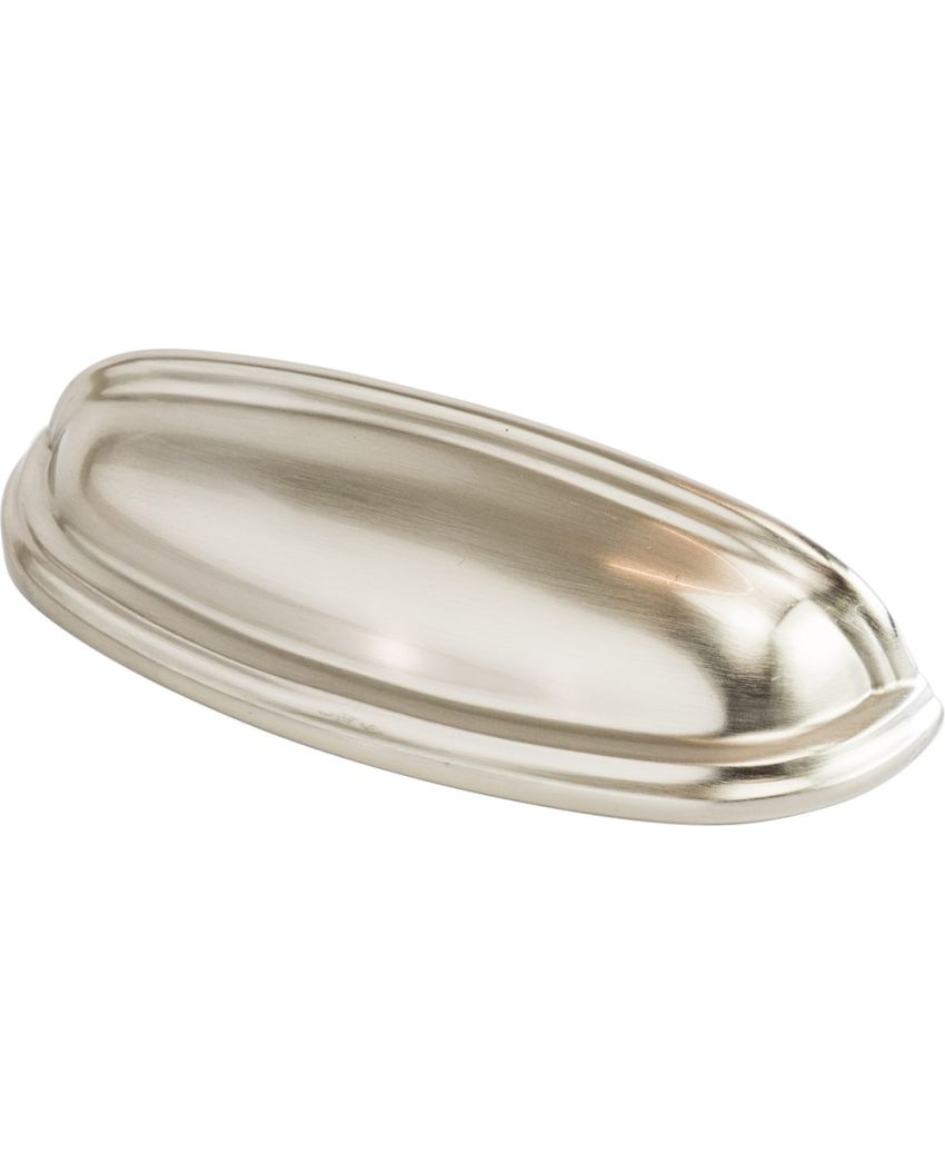 Knightsbridge Cup Handle, 96mm, Brushed Nickel