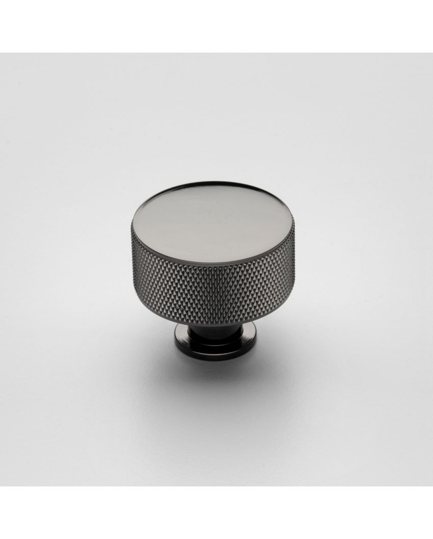 Henley Knob, 35mm dia., Black Chrome