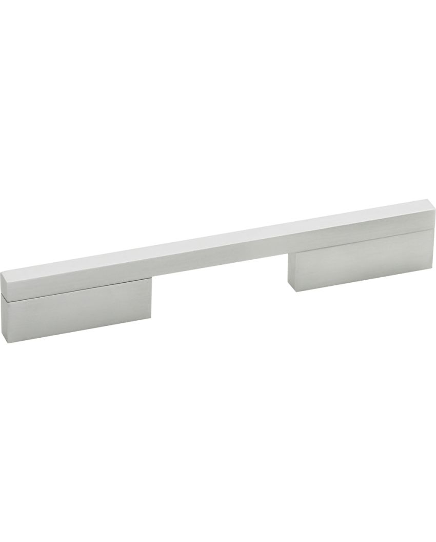 Stanstead, 128mm, Brushed Aluminium