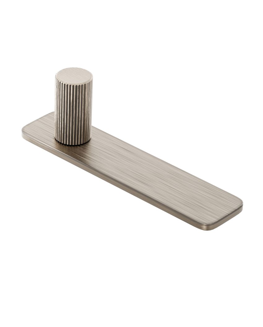 Fade Back Knob 15mm (off centre), Brushed Anthracite