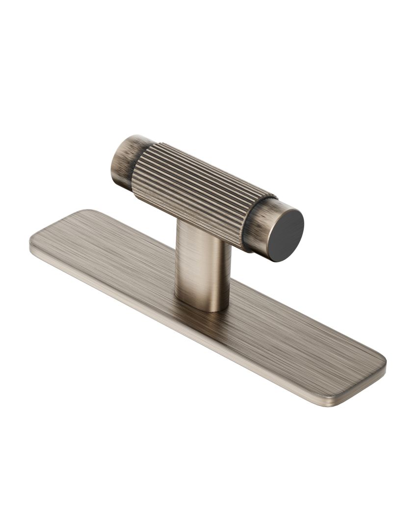 Fade Back T-Bar 50mm (centre), Brushed Anthracite