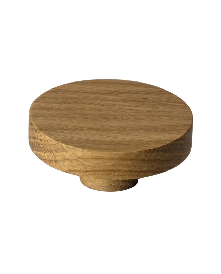 Una Knob, Oak Lacq, 50mm