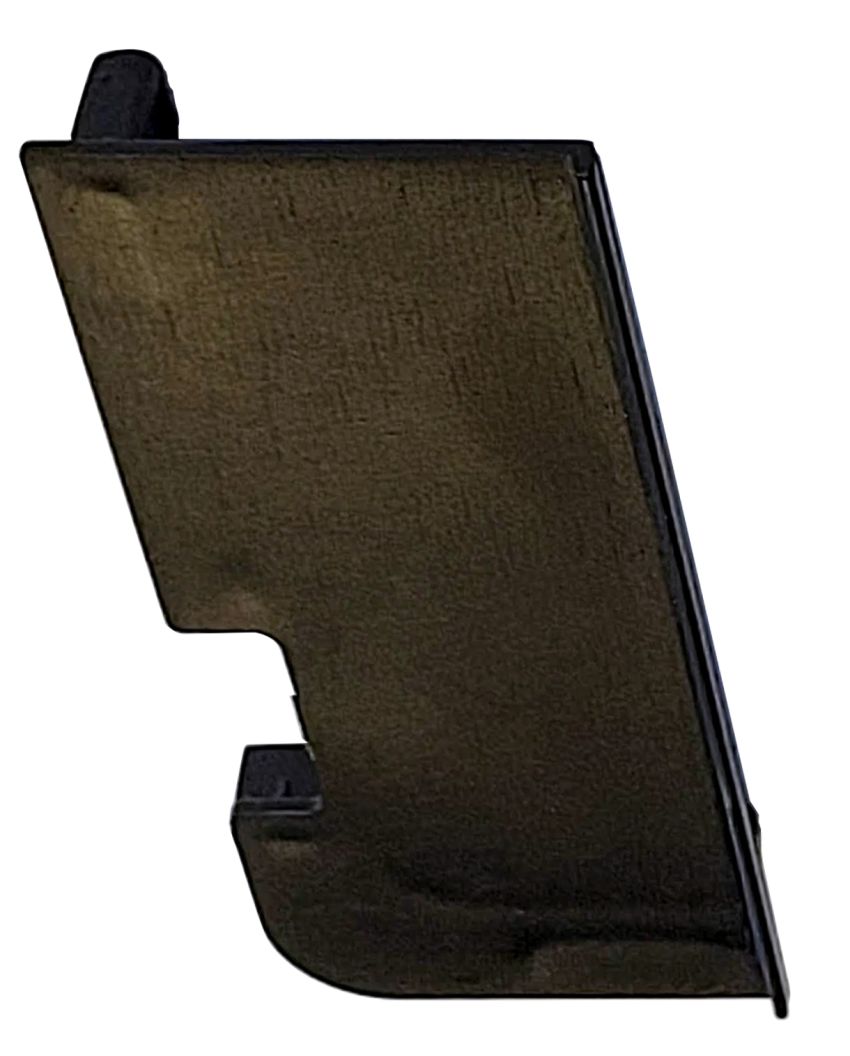 Vercelli External End Filler Cap PAIR-Top, Matt Black