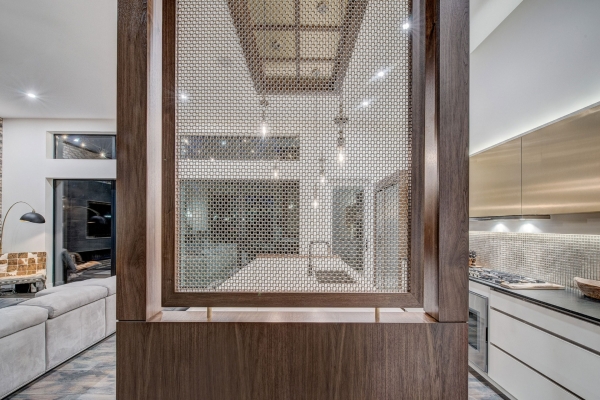 Using Wovenpanel™ as Visual Separation in an Open Floor Plan