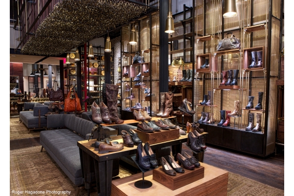 Wovenpanel®: Elevating Frye's NYC Flagship Store Displays to Artful Excellence