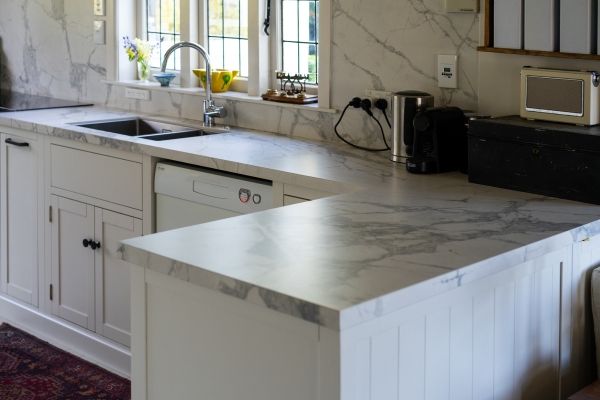 Stunning Marble White Porcelain Kitchen Upgrade: Durability, Style, and Elegance
